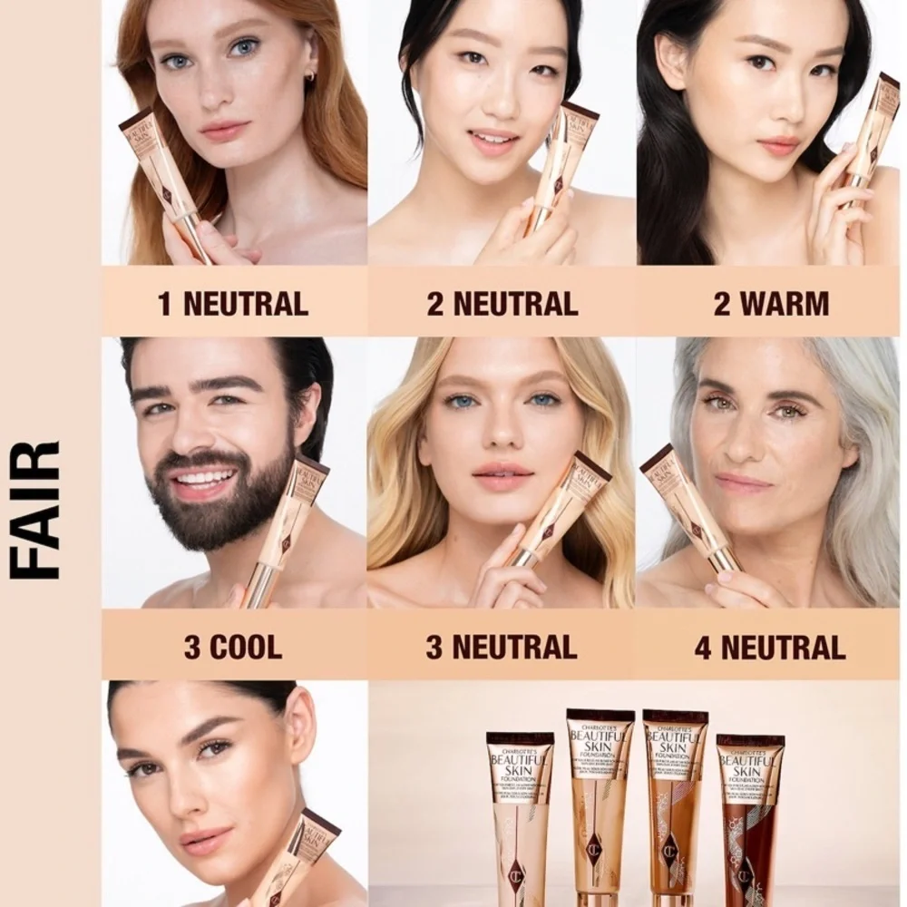 🌿 Charlotte Tilbury Beautiful Skin Liquid Foundation